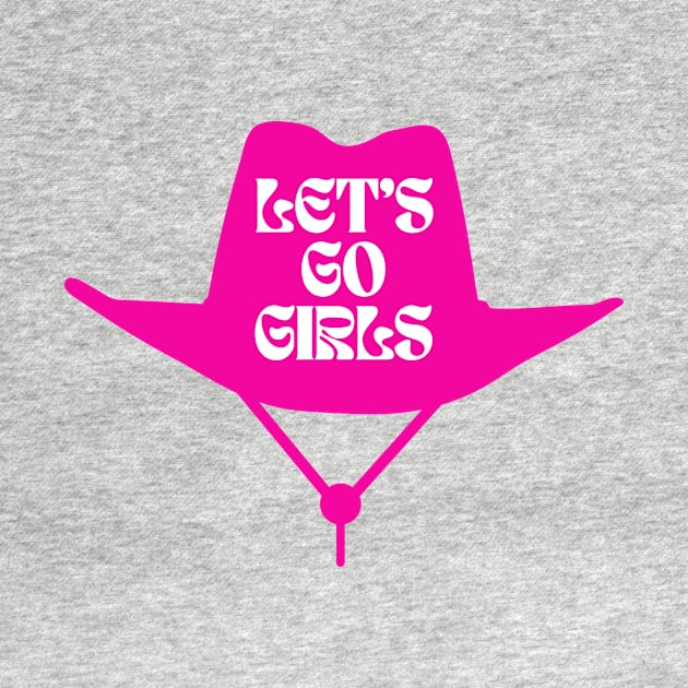 Let’s Go Girls Pink Cowgirl Hat by groovyfolk